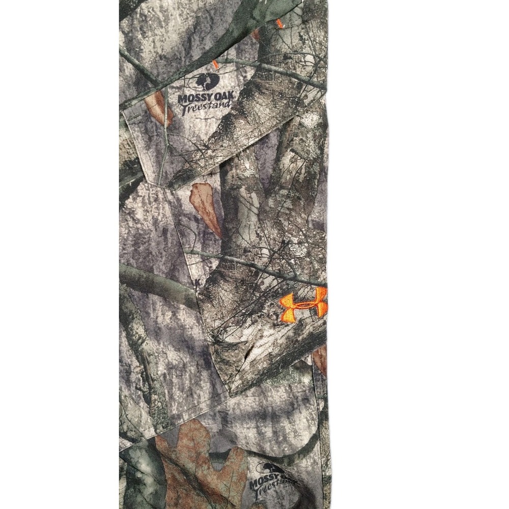 Under Armour Mossy Oak Treestand Camouflage Camo Hunt Camp Pants Mens 32X32 - Picture 4 of 16